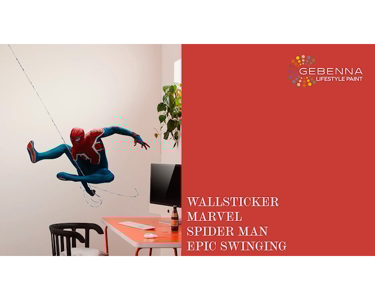 Wallsticker Marvel Spider Man Epic Swinging